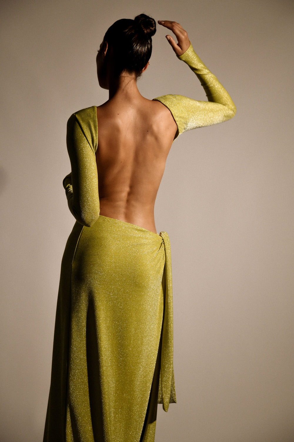 Christina Backless Maxi Wrap Dress ...